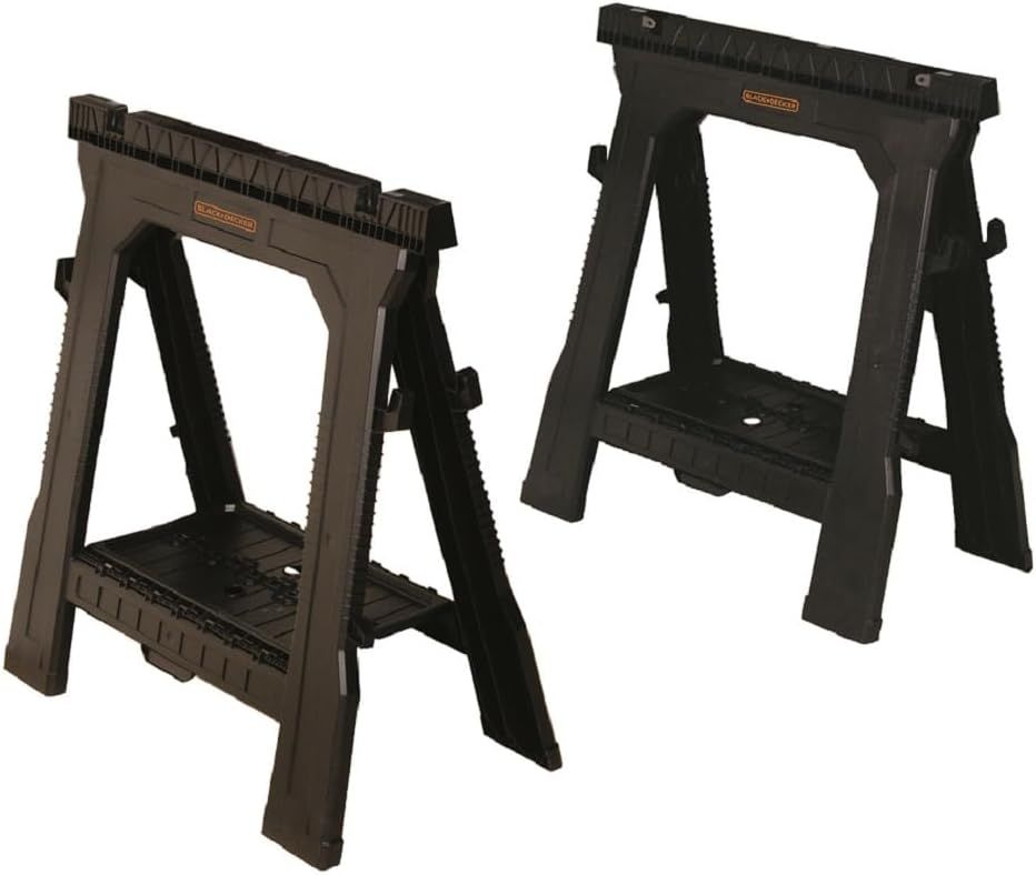 ブラックアンドデッカー(BLACK+DECKER) 【2台セット】 ソーホース DIY 工具 作業台 BDST60960A
