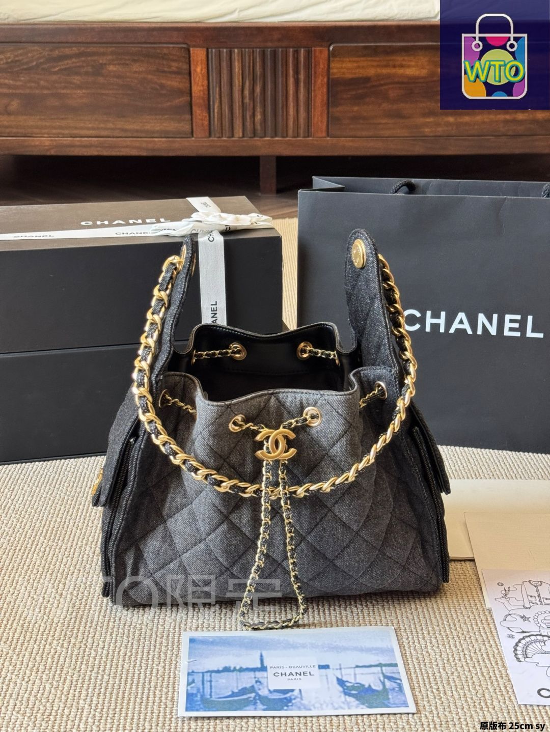 【モノクロでクールに決まる】CHANEL★スリムバンドゥ★25A限定 今日特価】Chanel シャネル 25sシリーズ 柔らかい黒デニム素材を