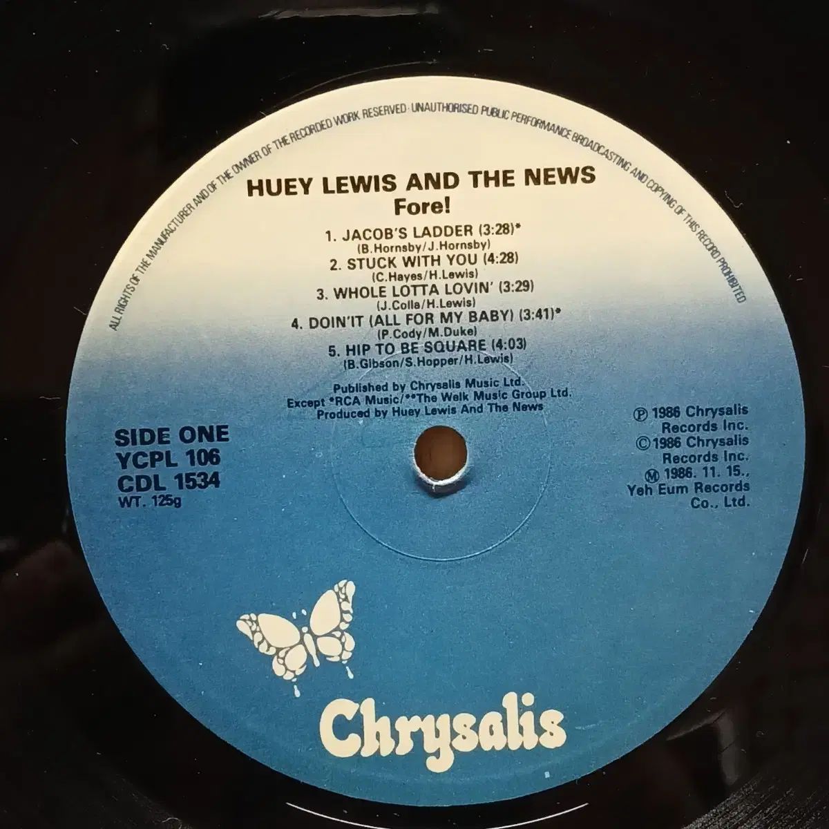 中古）Huey Lewis & The News⁄Bryan Adams⁄Don Henley⁄Micha