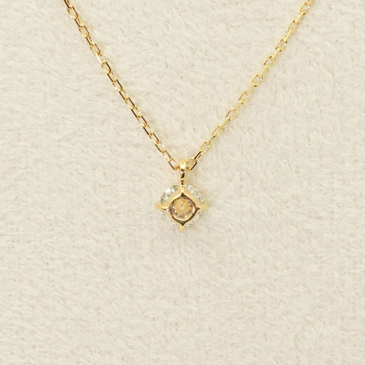 エテ ダイヤモンド ブライト K18 0.2ct ネックレス/24-3379S 【公式通販】