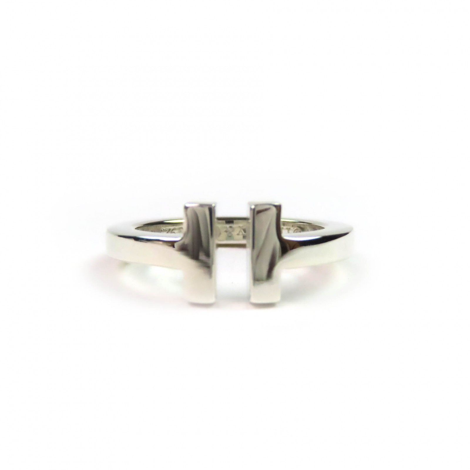 極美品△TIFFANY&Co. ティファニー T スクエア リング AG925