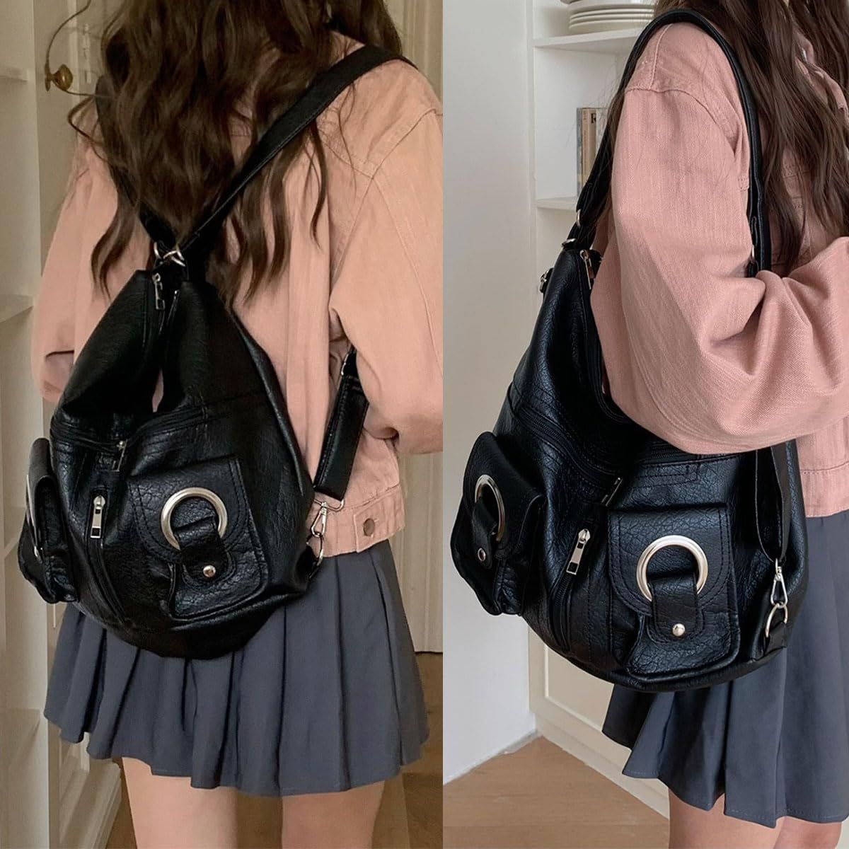人気商品】[Roiyezo] バッグ レディース ショルダーバッグ 2way