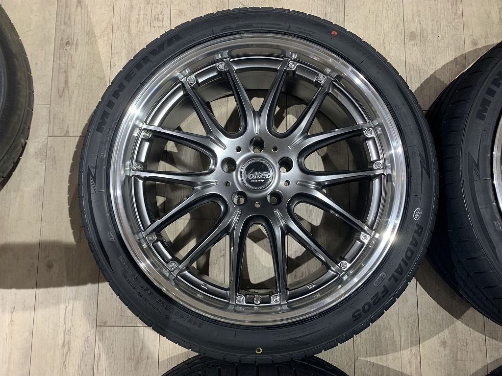 2212147】新品タイヤ INTER MILANO Voltec 20インチ 8.5J +38 PCD114.3 