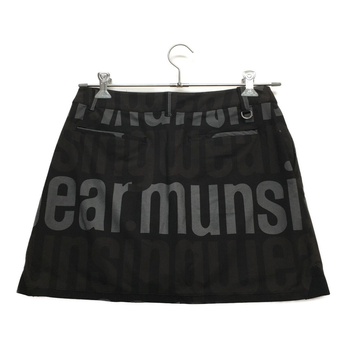 Munsingwear - coco 中古 マンシングウェア Munsing wear レディース スカート 11号 黒 ブラック インナーパンツ付き 中古 レディース マンシングウェア Munsing wear スカート 11号