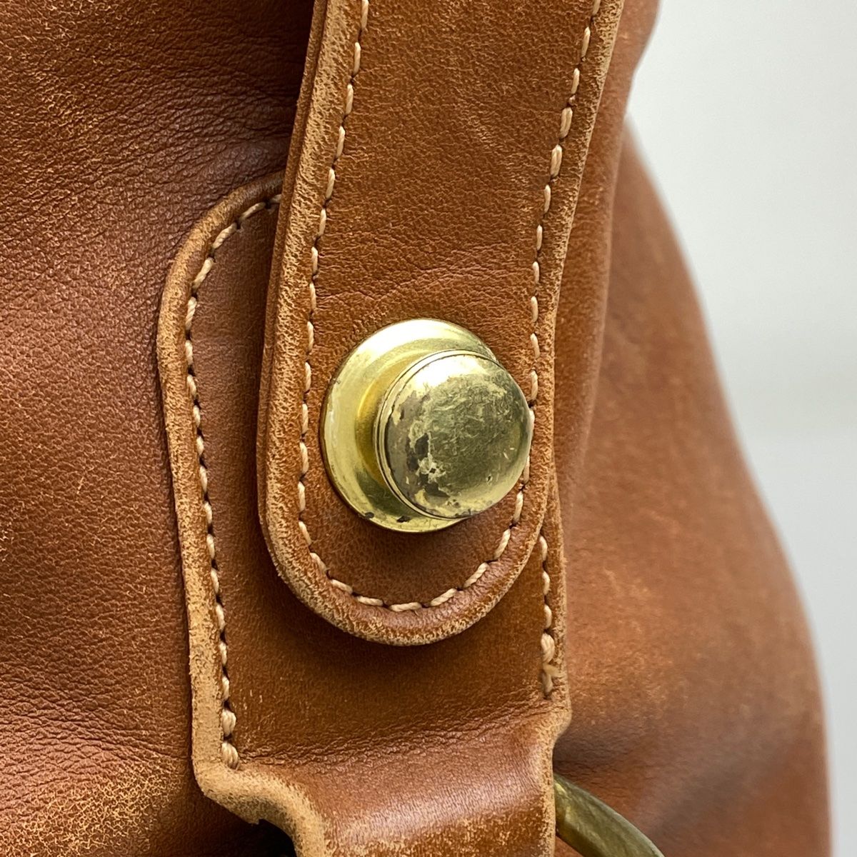 中古】COACH ブラウンレザー ボストンバッグ 在庫一掃】 コーチ COACH