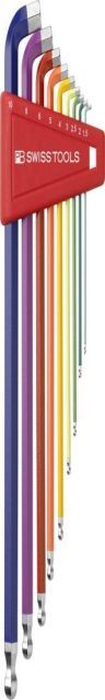 PB SWISS TOOLS PBピービー レインボーショートヘッド六角セットパック無し 2212LH-10RB