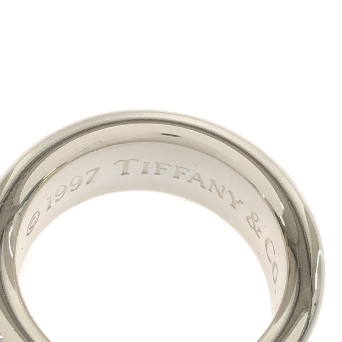 ティファニー ナローリング 6.5号 1837 シルバー AG925 刻印 ティファニー TIFFANY＆CO 1837 ナローリングミディアム