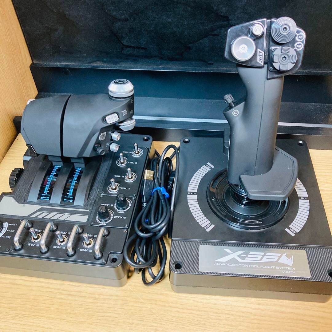 Logitech X56 HOTAS スティックコントローラーセット Amazon.com: Logitech G X56 H.O.T.A.S Throttle and Joystick