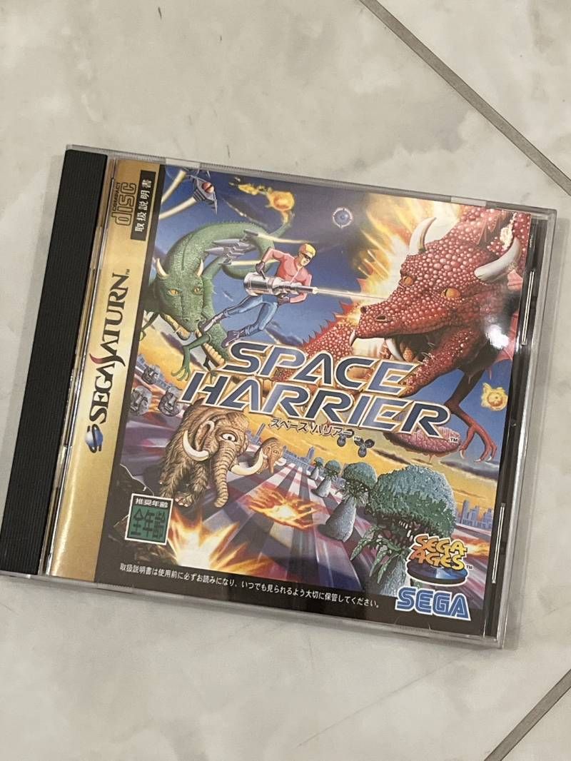 セガサターン スペースハリアー ソフト GS-9108 ゲームソフト 読み込み 済み