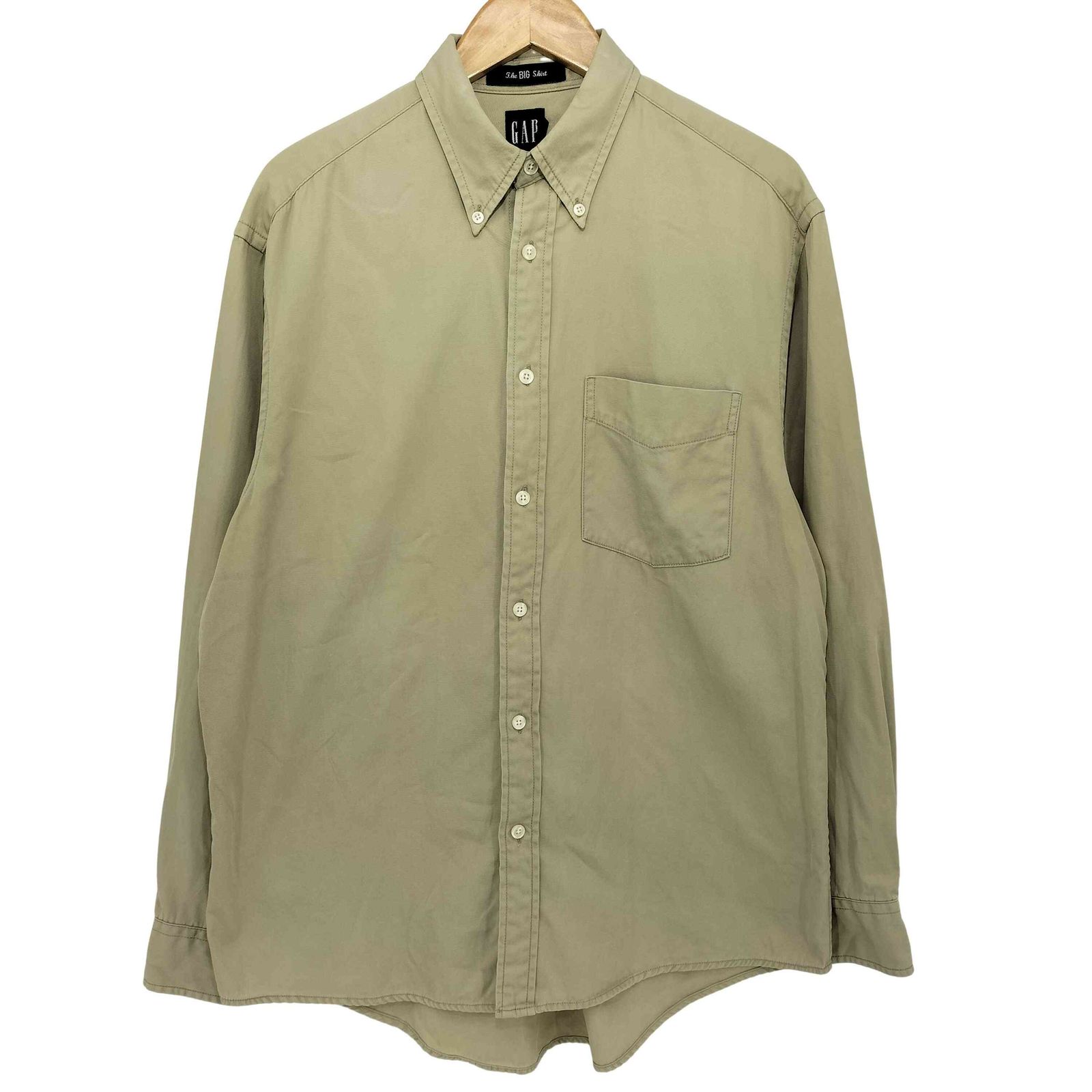 ギャップ Gap 00S OLD L/S オーバーサイズ ボタンダウンシャツ メンズ 表記無 S/P