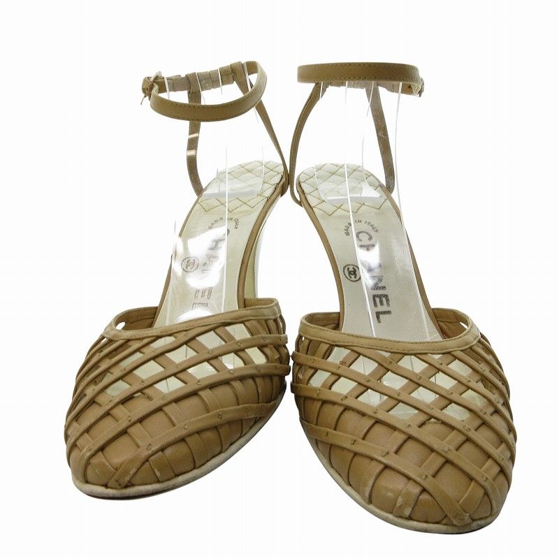 シャネル CHANEL アザーオープンシューズ パンプス ヒール