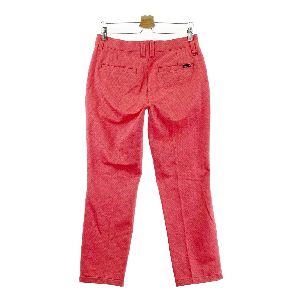サイズ：79 PARADISO パラディーゾ ストレッチパンツ 総柄 レッド系