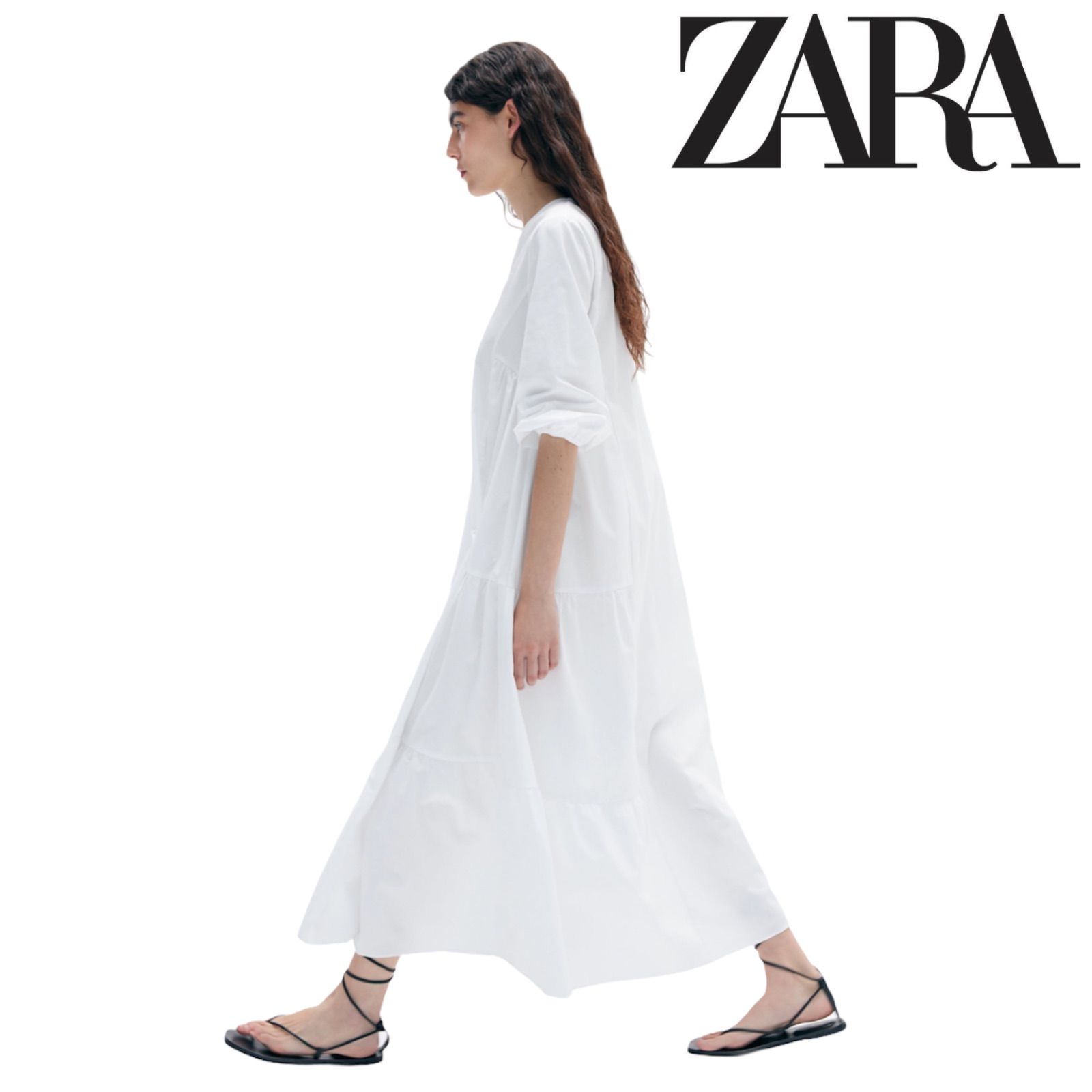 お買物マラソン最大1000円OFFクーポンあり 【新品】ZARA コットン