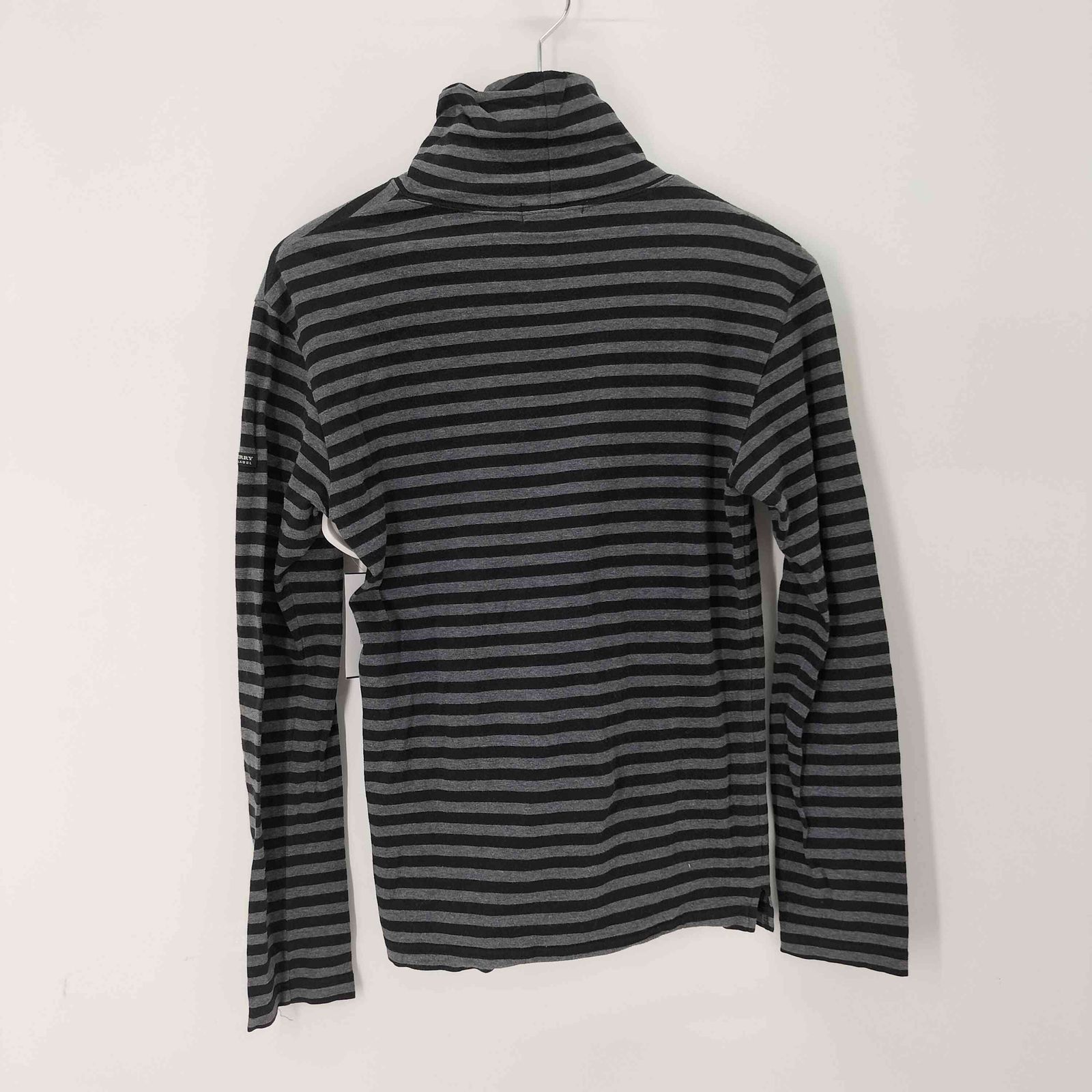 【良品】バーバリーブラックレーベル ボーダー メンズ ニット　サイズ2