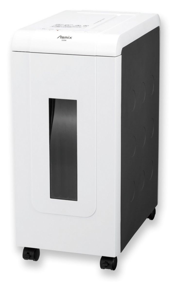 4営業日で発送 アスカ S59M-N 48dB デスクサイド 電動シュレッダー マイクロカット 最大幅 A4 最大枚数 10枚以下 21L～30L ホワイト ブラック