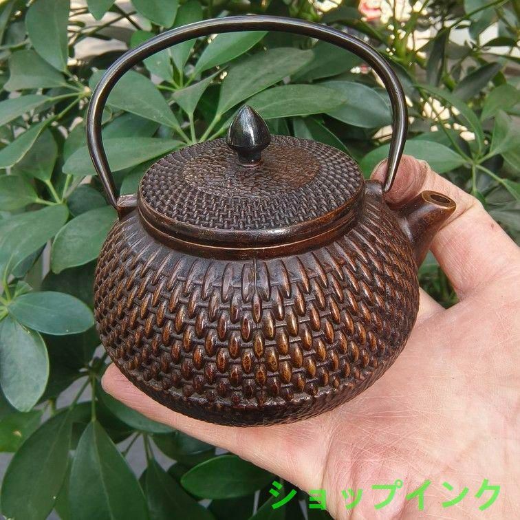 銅器 銅壺 麒麟茶壺 提梁壺 煎茶器 茶道具 装飾品 工芸品 置物 銅器 禅字波点提梁茶壺 酒壺 茶道具 工芸品 置物 - メルカリ