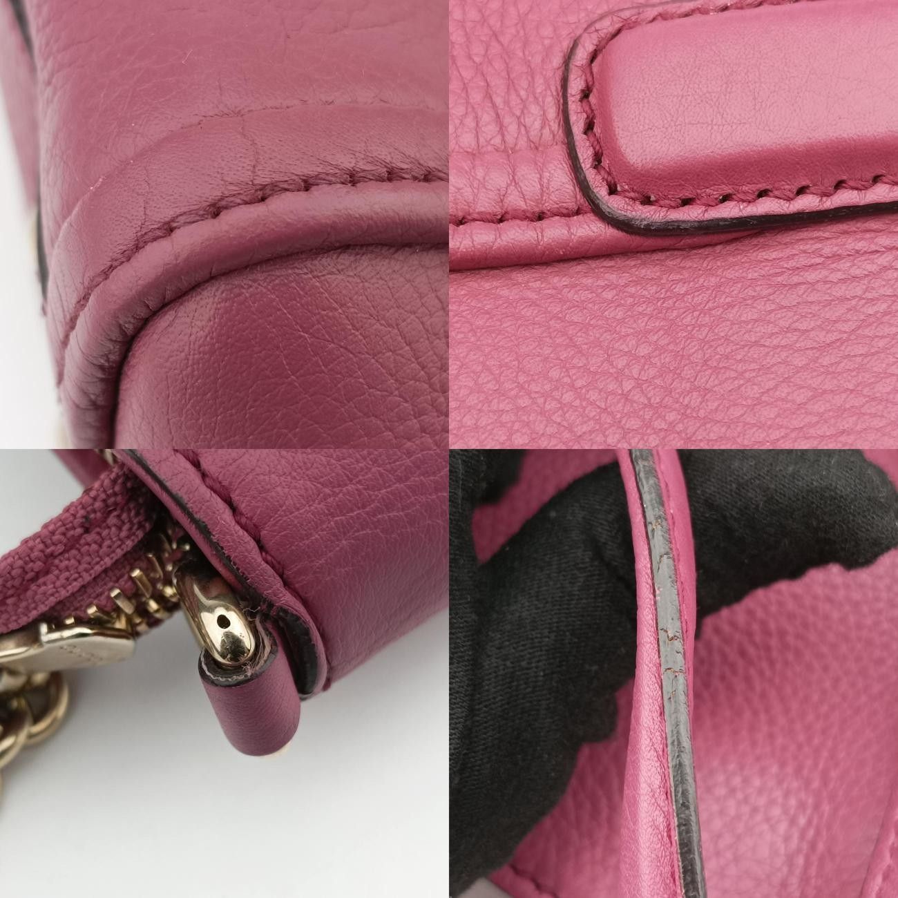 グッチGucciソーホーピンクレザー369176F018598058