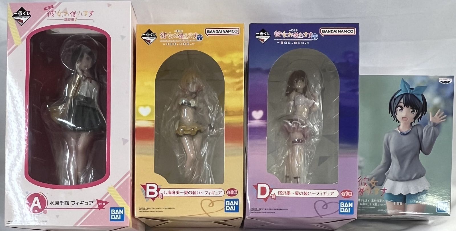 彼女、お借りします フィギュアまとめ売り 彼女お借りします フィギュア 4種セット まとめ売り - メルカリ