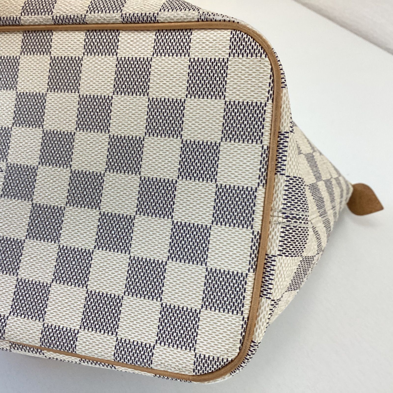 LOUISVUITTONルイヴィトンダミエアズールサレヤPM - メルカリ 