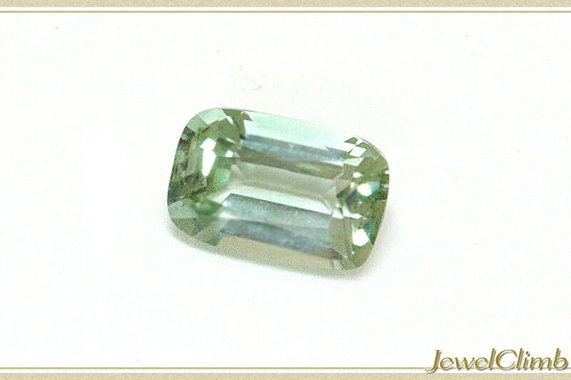 鑑別書付 高い透明度で輝く良質結晶 グリーントルマリン 宝石 ルース ０ ８６ＣＴ