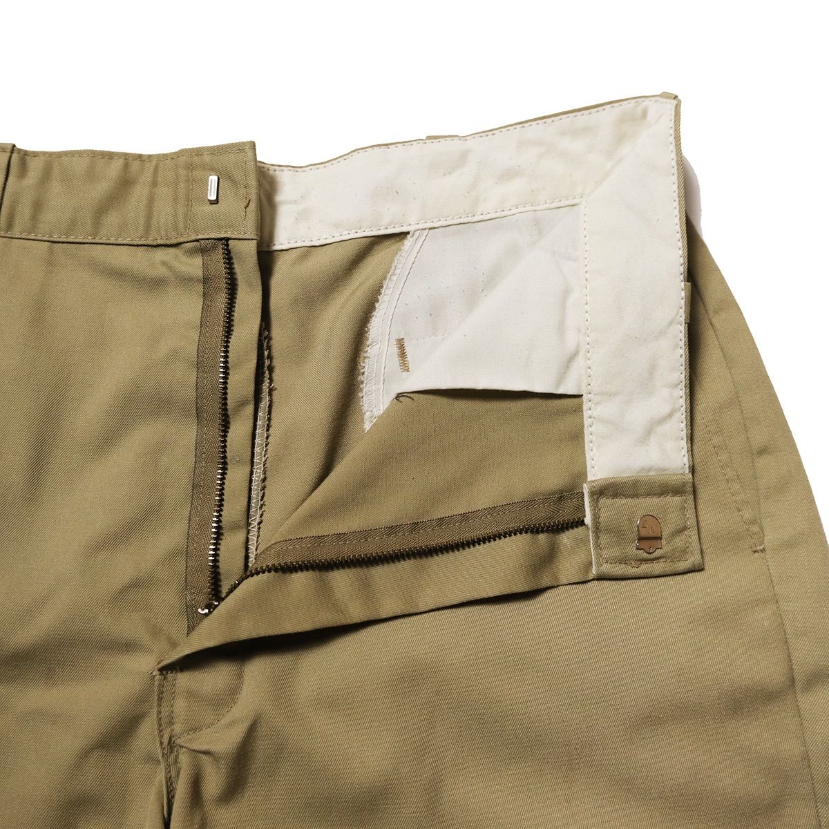 80's 90's ディッキーズ Dickies ワーク ショーツ 34 カーキ