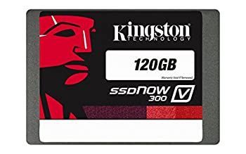 【中古】(非常に良い)キングストン Kingston SSD 120GB 2.5インチ SATA3 MLC NAND採用 SSDNow V300  SV300S37A/120G