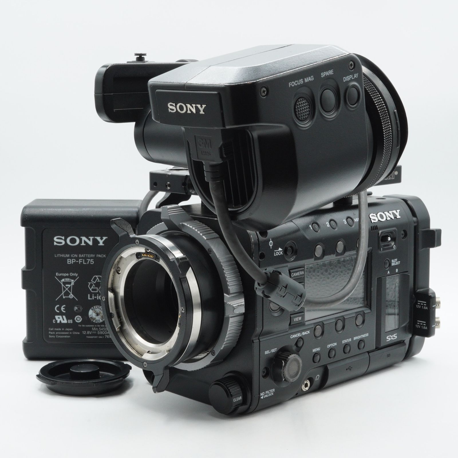 SONY ソニー PMW-F55 DVF-EL100 CineAlta 付属品多数