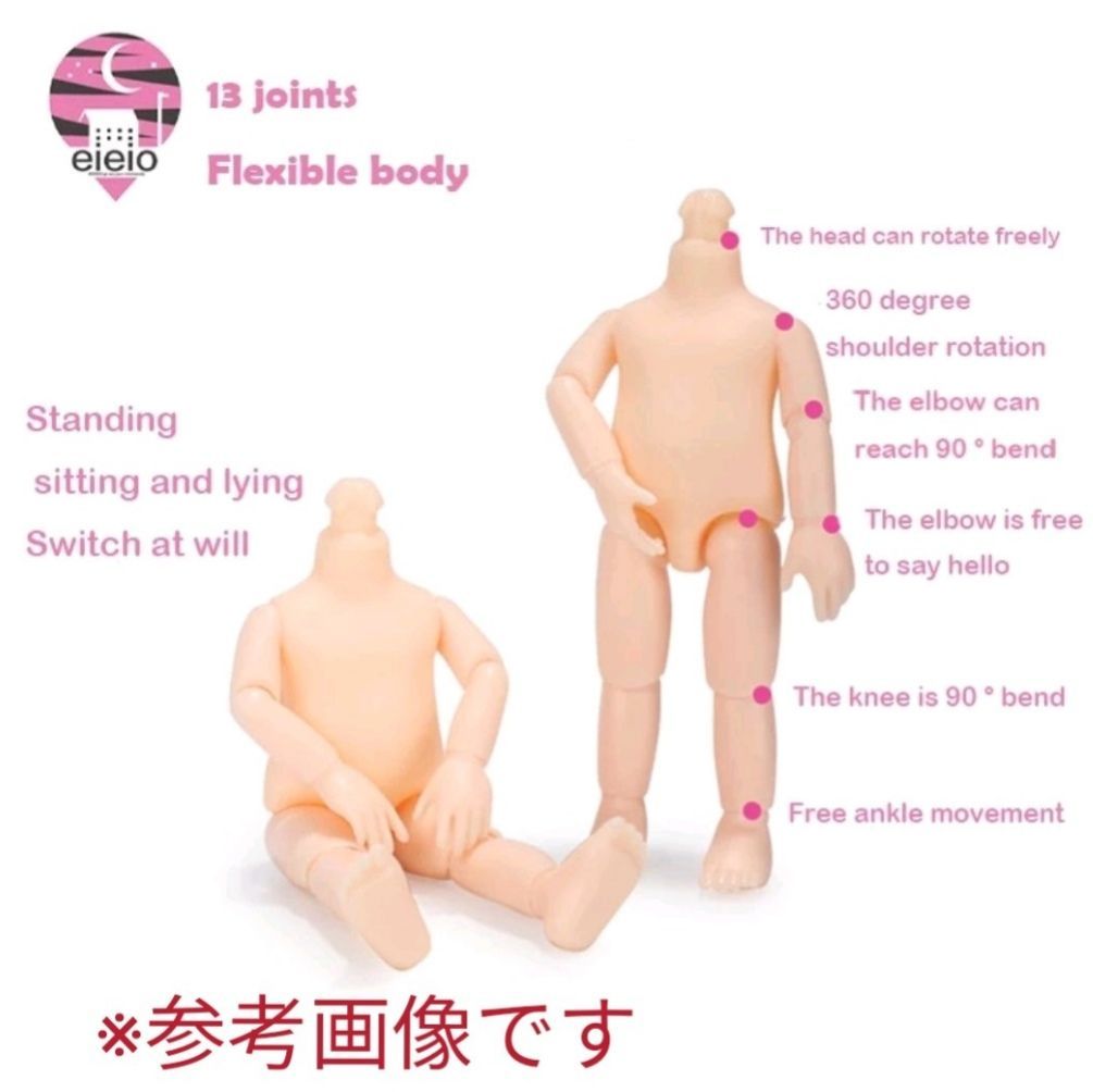 No.337】お人形 16㎝ bjd 球体関節人形 オビツ ドール - メルカリ