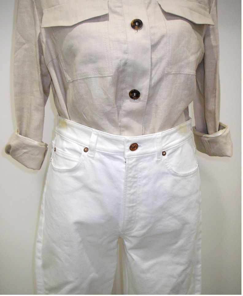 新品・B品】ESCADA（エスカーダ）ホワイトデニム パンツ ズボン
