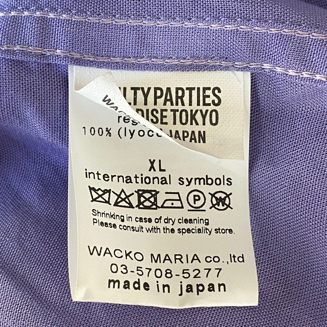 WACKO MARIA TWO-TONE 50'S SHIRT S/S TYPE-1 XLサイズ - メルカリ