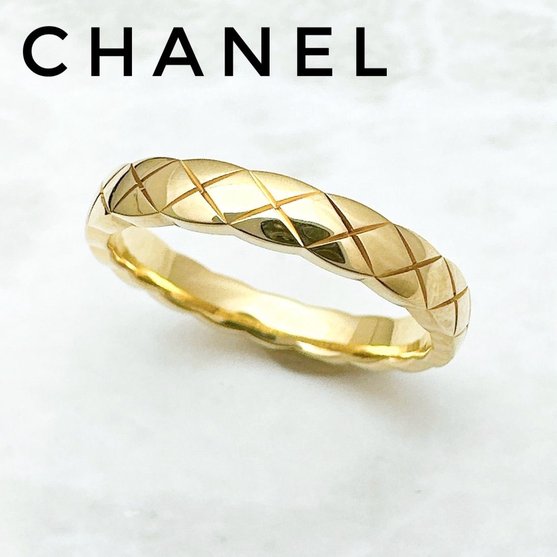 CHANEL ココクラッシュイエローゴールドリング53 楽天市場】シャネル CHANEL ココクラッシュ #53 リング 指輪