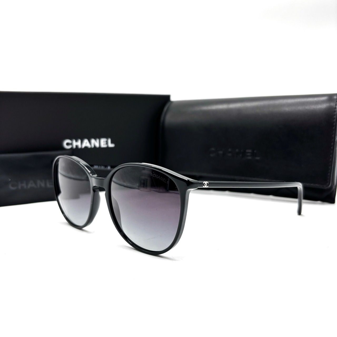 CHANEL シャネル サングラス ボストン ブラック 黒色 レディース メンズ