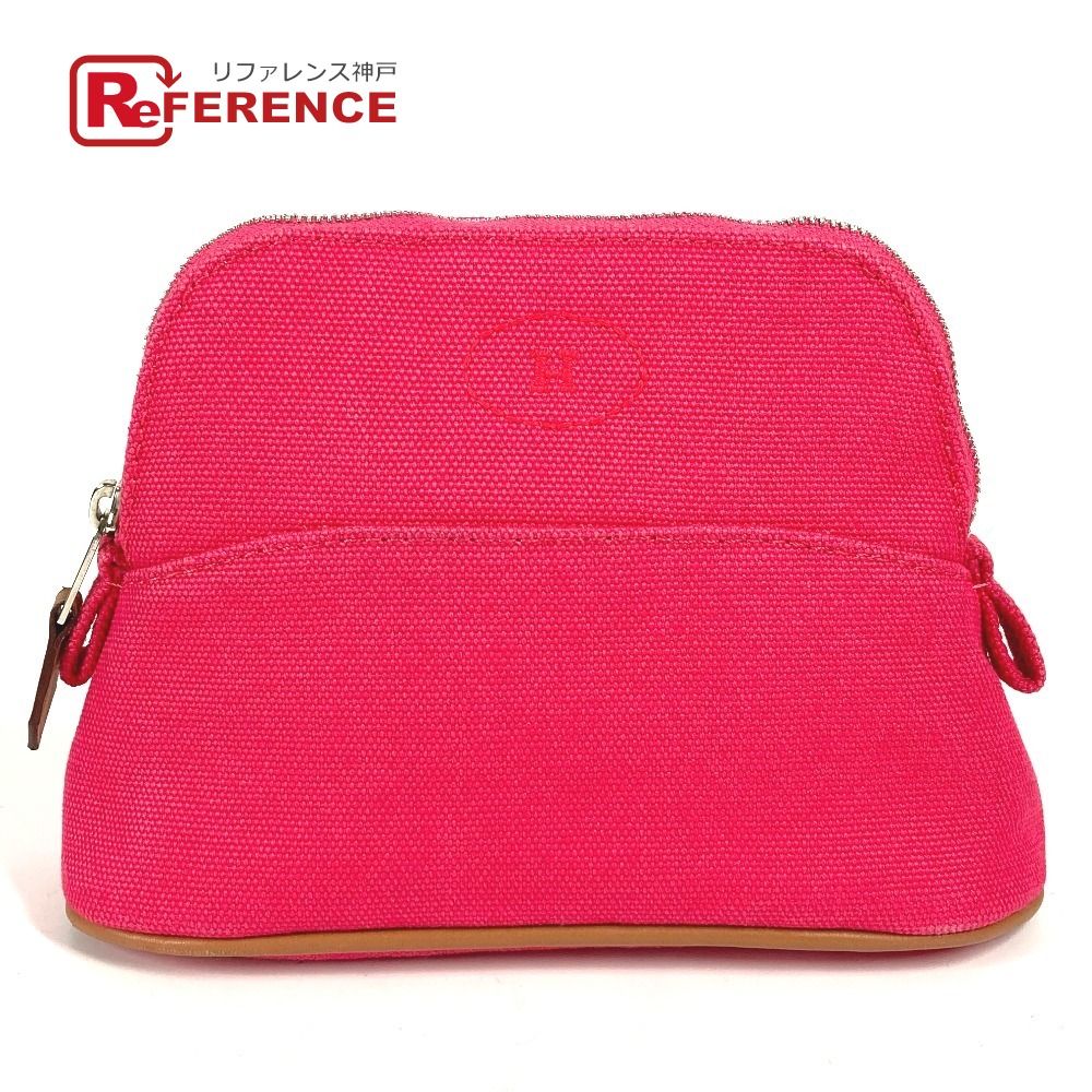 【最終値下げ】エルメス　ボリードポーチミニミニ　新品未使用　美品　ピンク HERMES エルメス ポーチ ボリードポーチミニミニ コットン