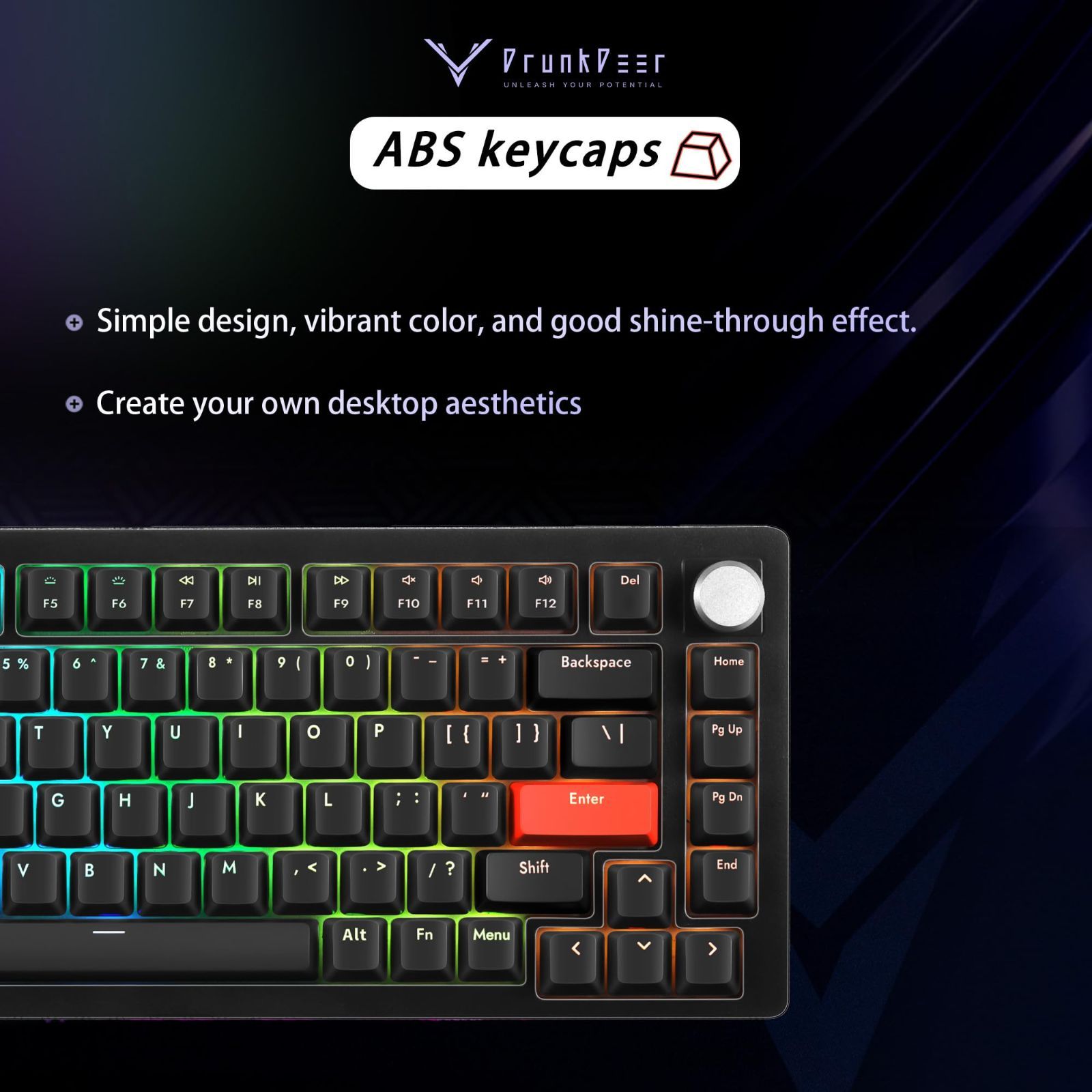 人気商品】有線 USB 磁気スイッチRGB コンパクトゲーミング用 TKL 82 