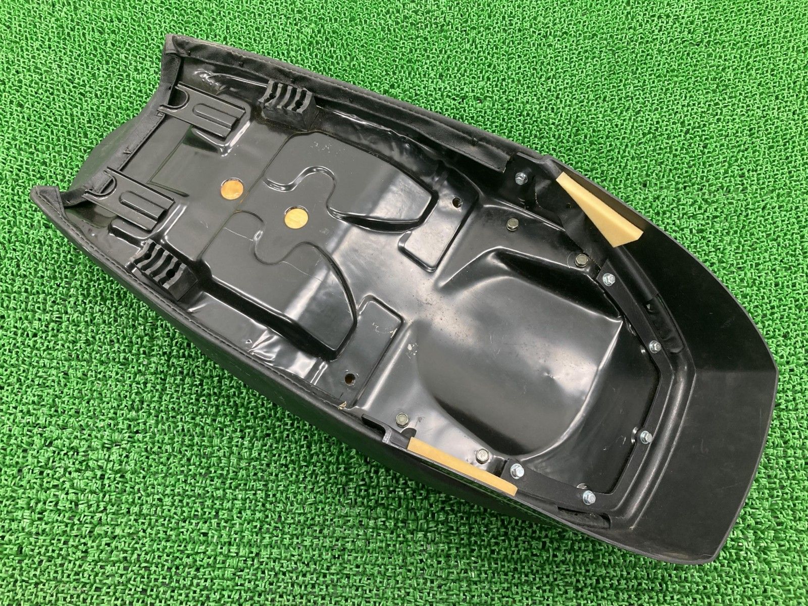 SR400 シート 紺M ヤマハ 純正 バイク 部品 1JR RH01J 破れ無し