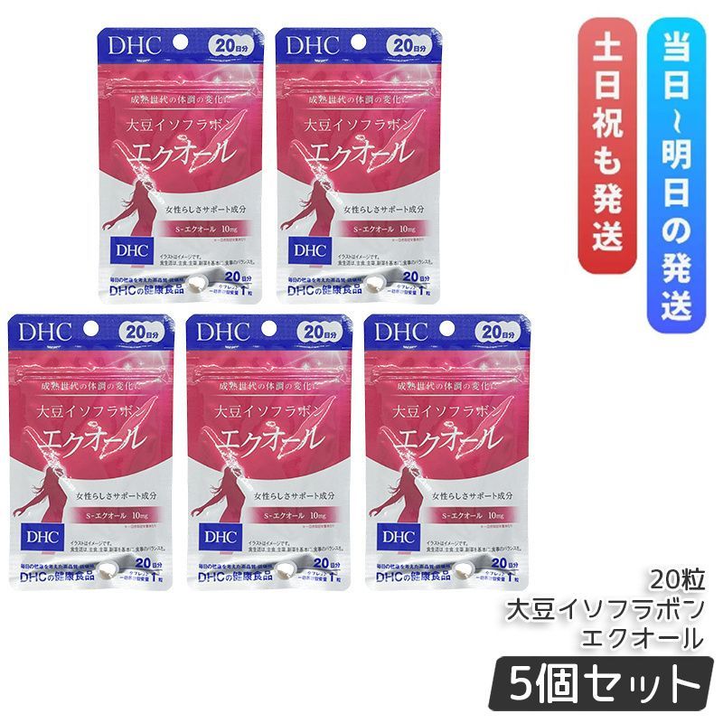 DHC 大豆イソフラボン エクオール 20日分×6袋セット DHC