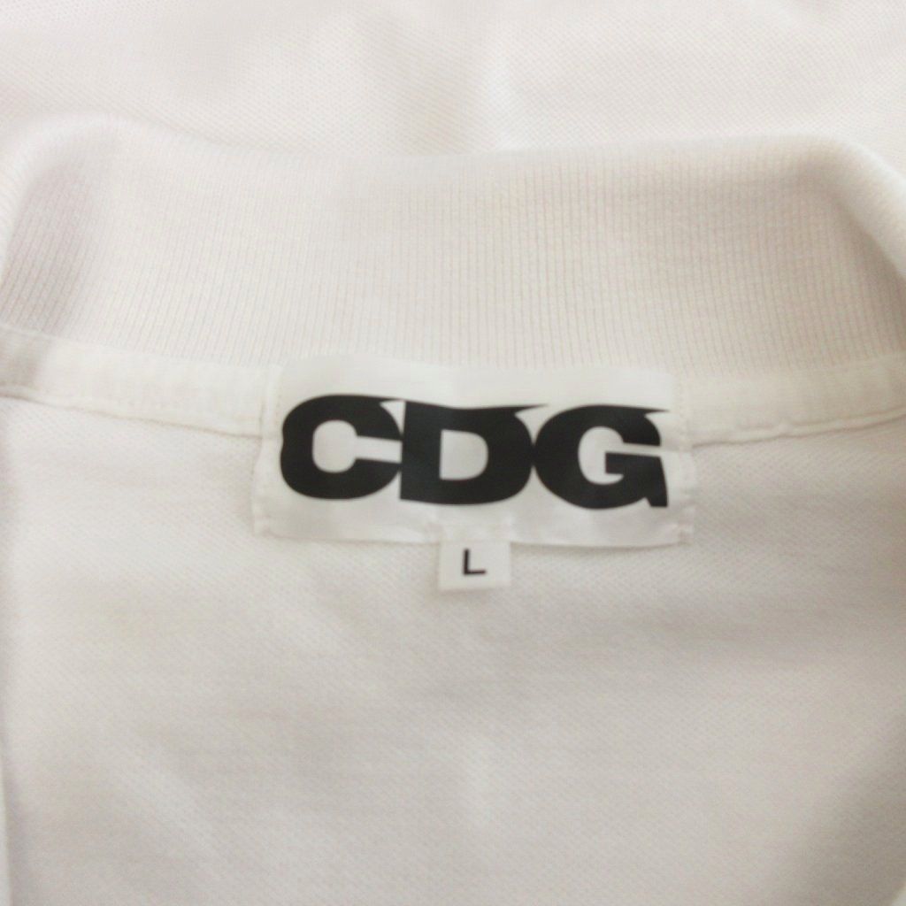 新品◇COMME DES GARCONS コムデギャルソン 半袖ポロ 白 楽天市場】コムデギャルソン ポロシャツ 半袖 レディース COMME