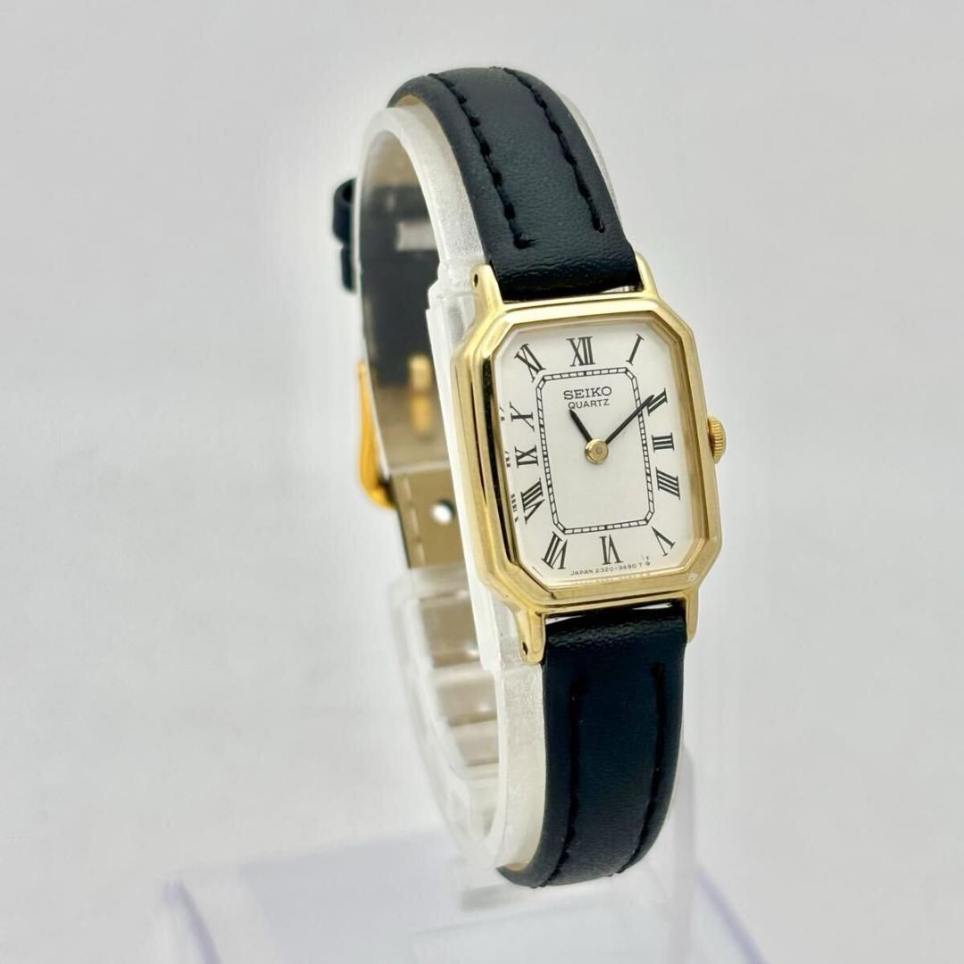 【美品/新品電池】 SEIKO レディース 腕時計 ゴールド 新品ベルト 新品電池】 SEIKO セイコー ゴールド レディース 腕時計 新品ベルト