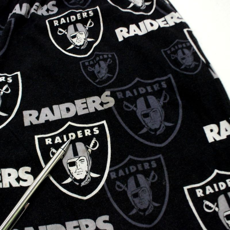 Raiders パジャマパンツ 総柄 シュプリーム RAIDERS NFL 総柄刺繍 チノ
