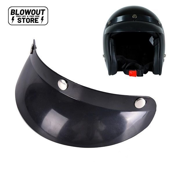 Blowout ブラック 500-TX ヘルメットバイザー ビンテージ