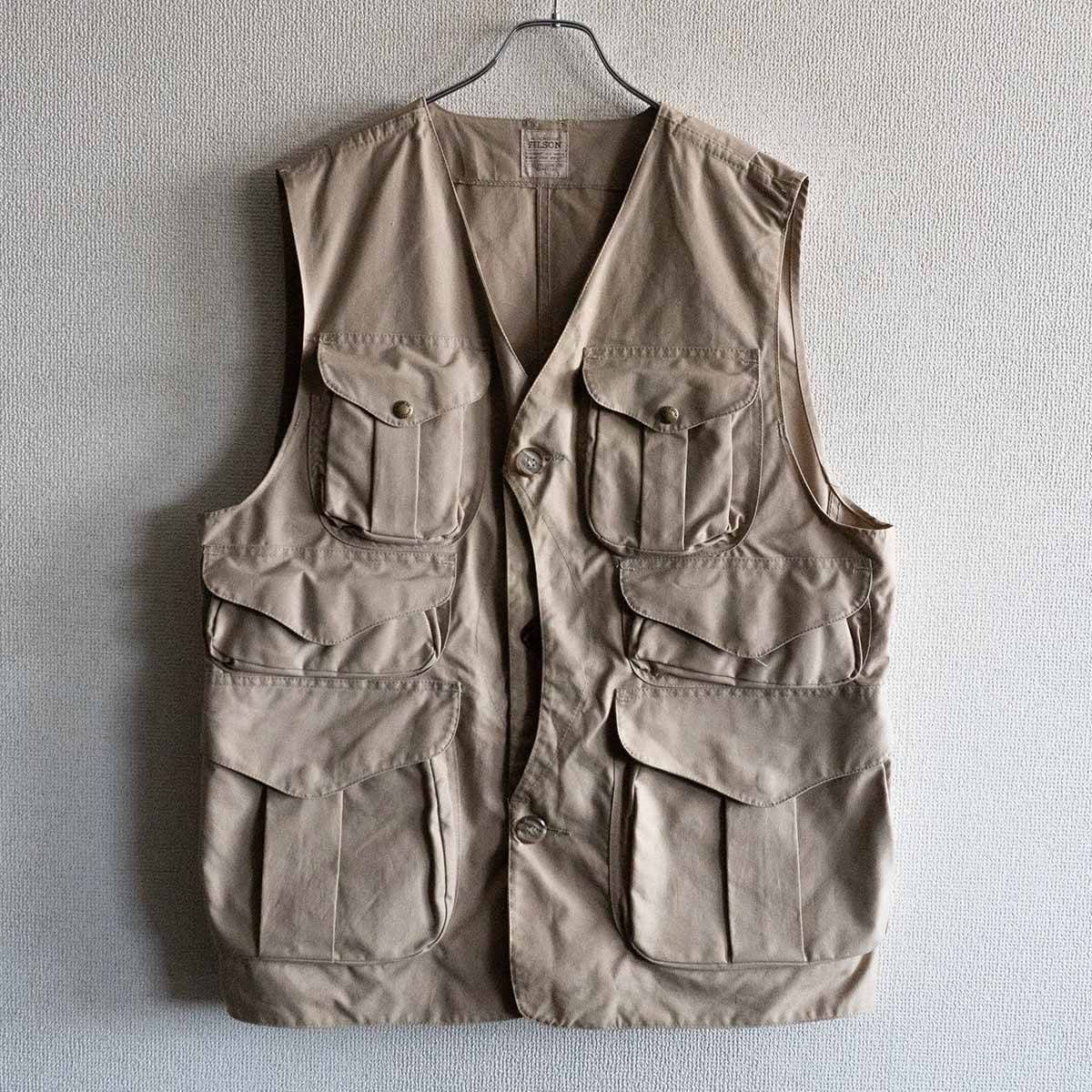 雰囲気抜群/USA製】FILSON【コットン ハンティングベスト 雰囲気抜群/USA製】FILSON【コットン ハンティングベスト