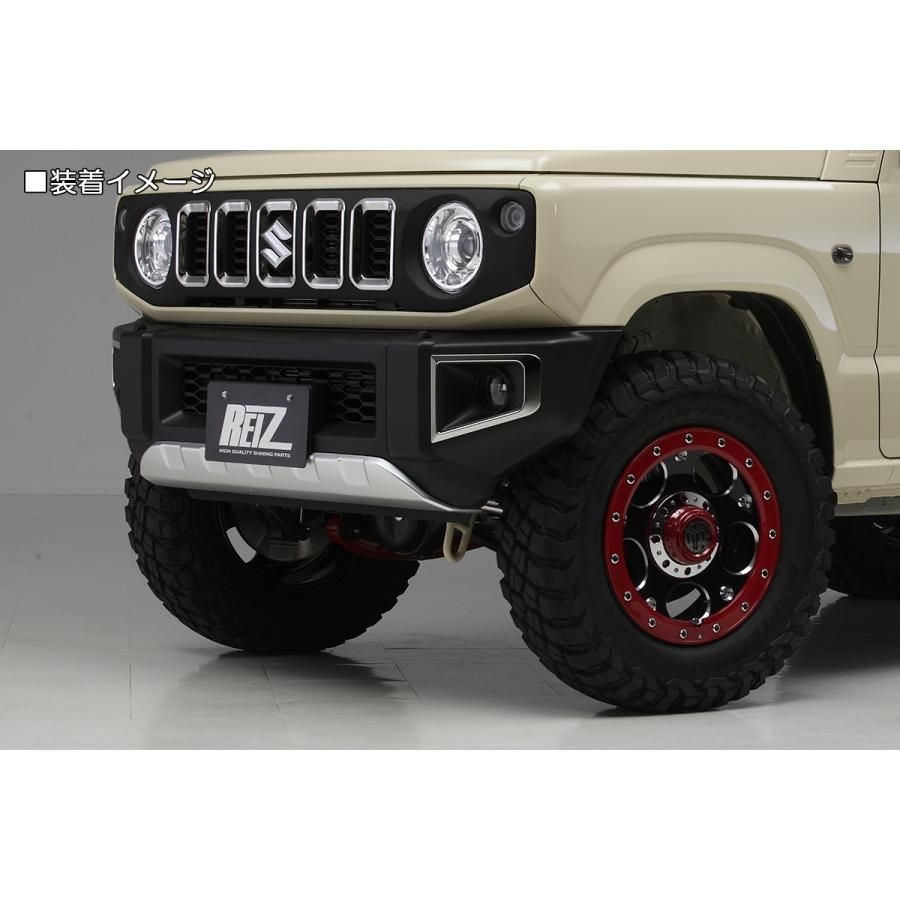 ジムニー　JB64W フロントバンパー　アンダーガード　マットシルバー Amazon | ジムニーJB64W フロントバンパーアンダーガード