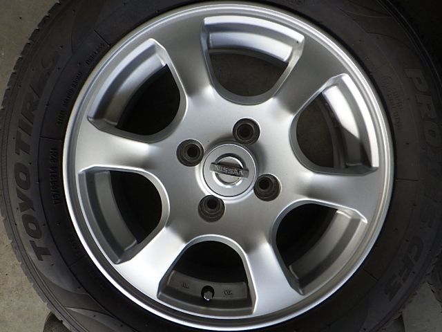 231-739 日産純正 アルミホイール＆ラジアルタイヤ 175|65R14 2025年 ４本セット