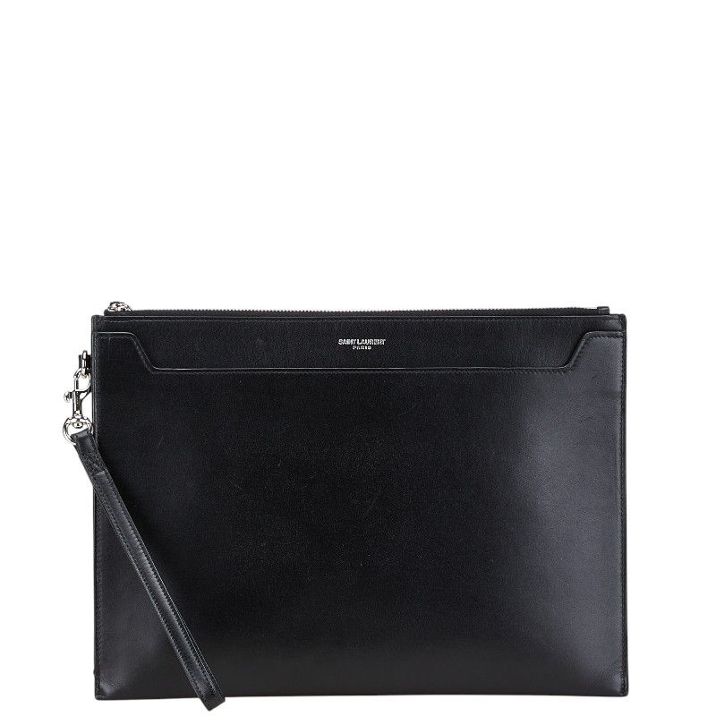 サンローラン クラッチバッグ セカンドバッグ 608060 ブラック レザー メンズ SAINT LAURENT【1-0188018】