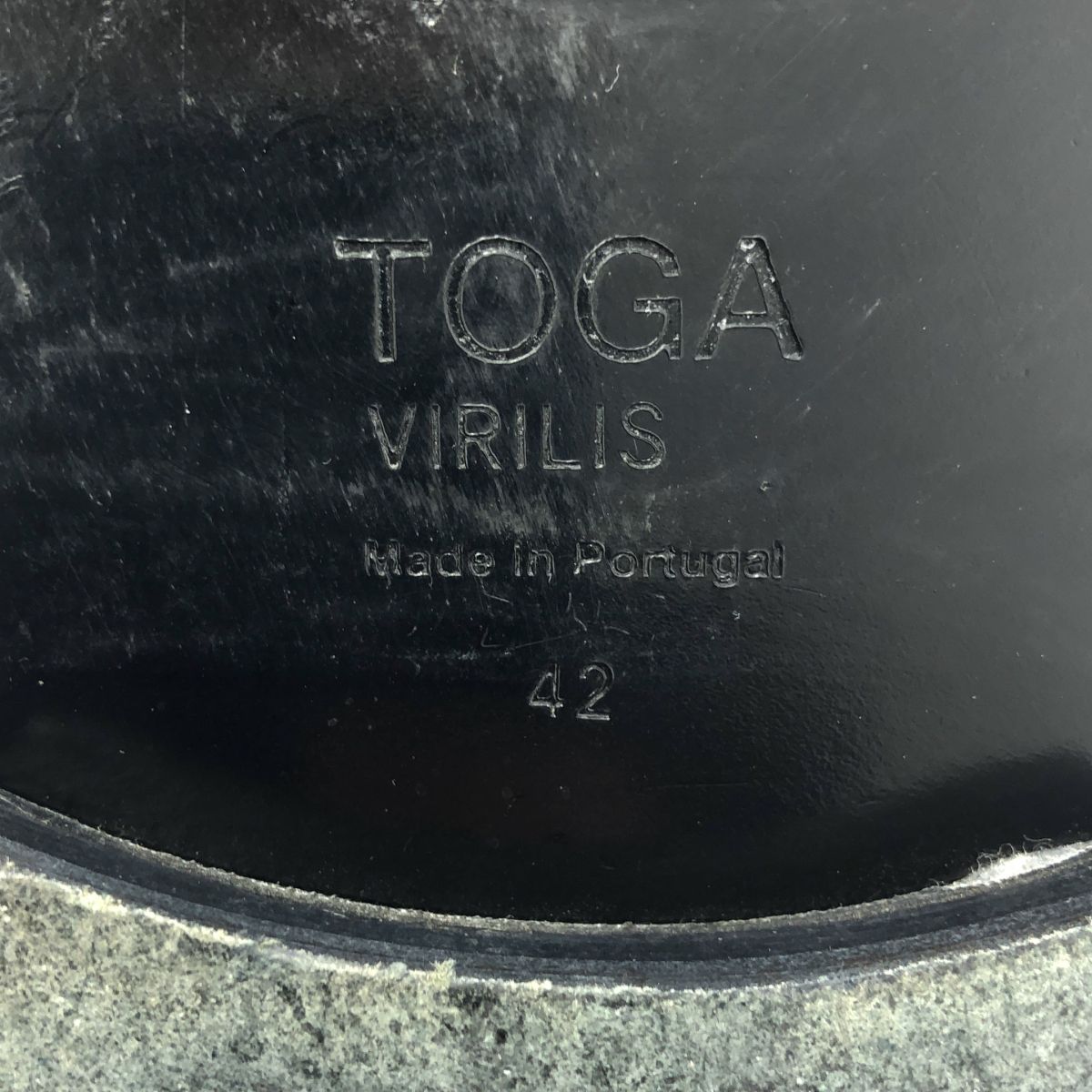 TOGA VIRILIS / トーガビリリース | METAL LOAFER レザー メタル