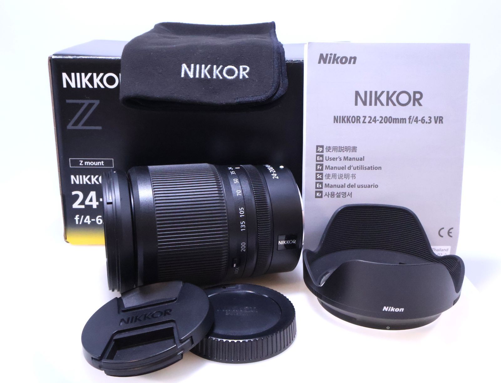 Nikon NIKKOR Z 24-200mm f|4-6.3 VR Zマウント フルサイズ対応 NZ24-200 望遠 高倍率ズームレンズ
