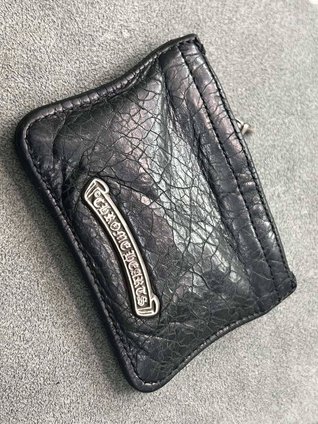 正規品】CHROME HEARTS クロムハーツ コインパース 3×4 ブラック