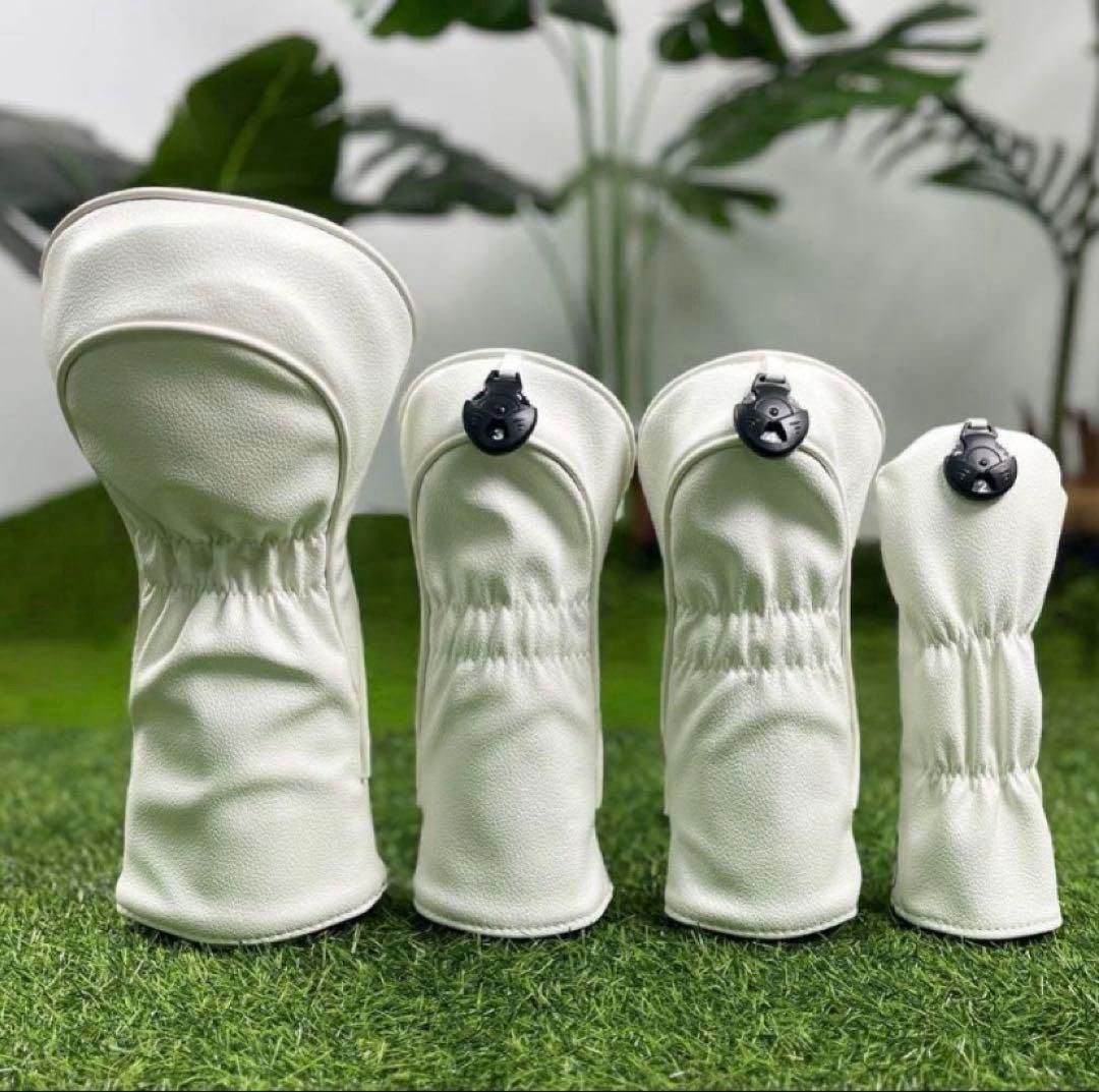 Malbon 限定ゴルフヘッドカバー 4点セット 新品 高品質刺繍デザイン
