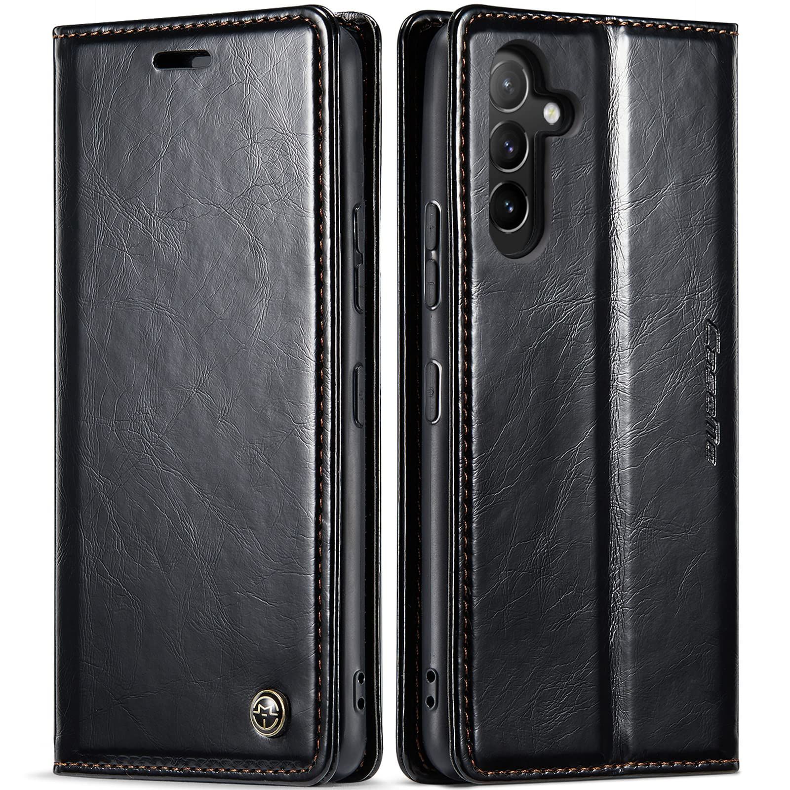 Galaxy A54 5G ケース 手帳型 ギャラクシーA54 SC-53D/SCG21 カバー COCOCLOUD 高級PUレザー 全面保護 横置きスタンド機能 2枚のカードを収納 マグネット搭載 磁気閉鎖 耐衝撃 ハンドメイド 高質感皮革 