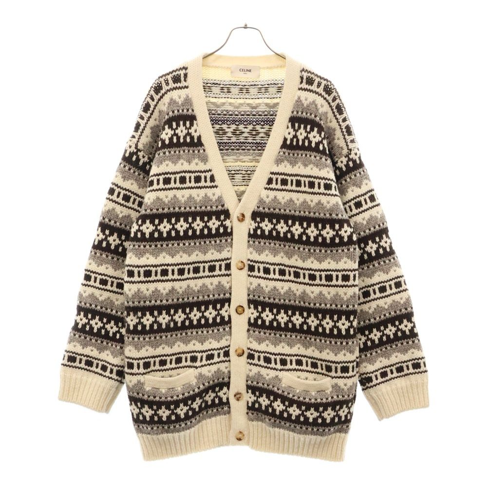CELINE (セリーヌ) Shetland Oversized Cardigan シェトランド
